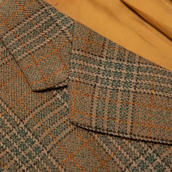 Henry Smith (England) Drape Cut, Prince of Wales Check, Estate Tweed - Picture 6 of 8